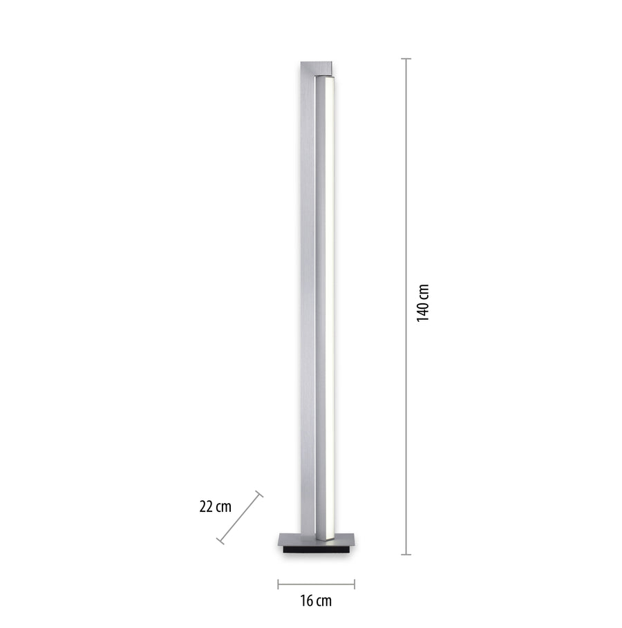 Lampadaire Pure-Lines aluminium