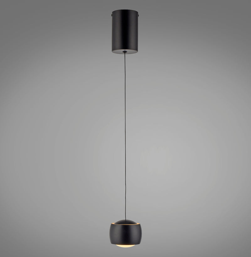 Suspension Ballini noire (15260-18)