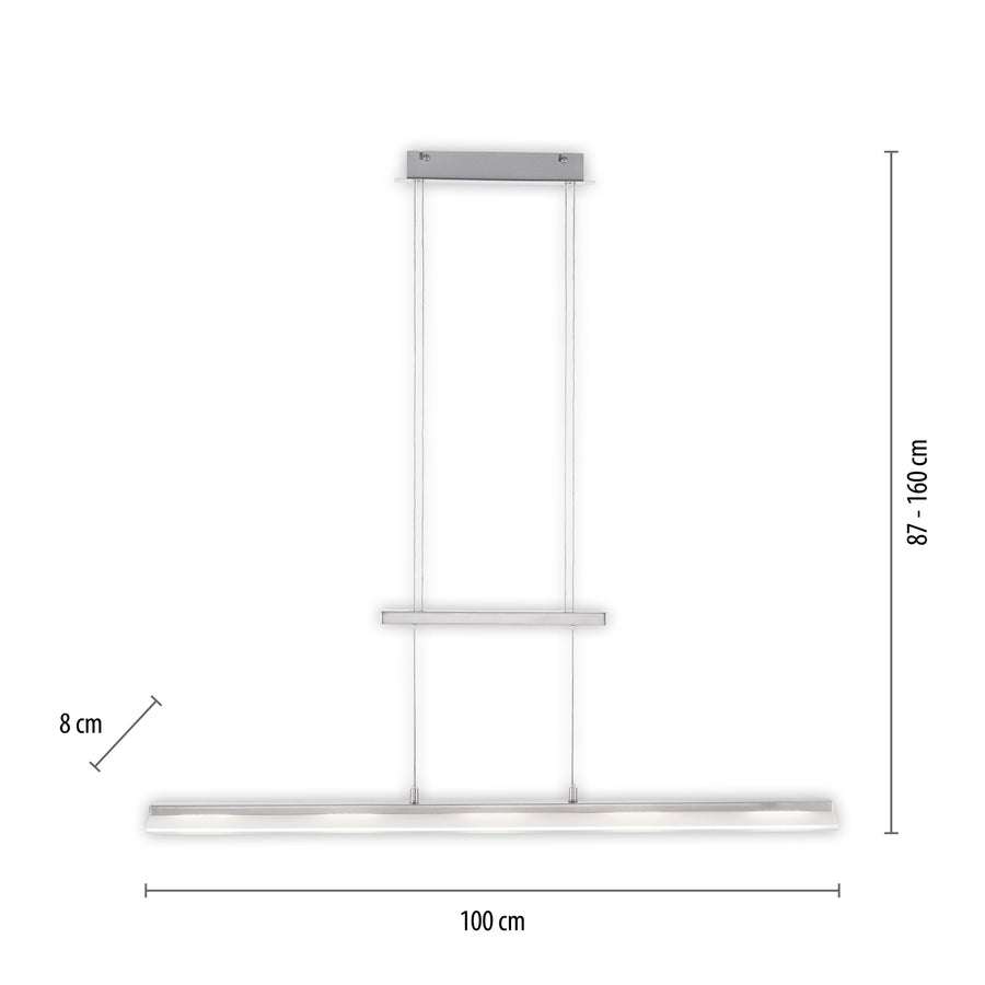Suspension Nele acier