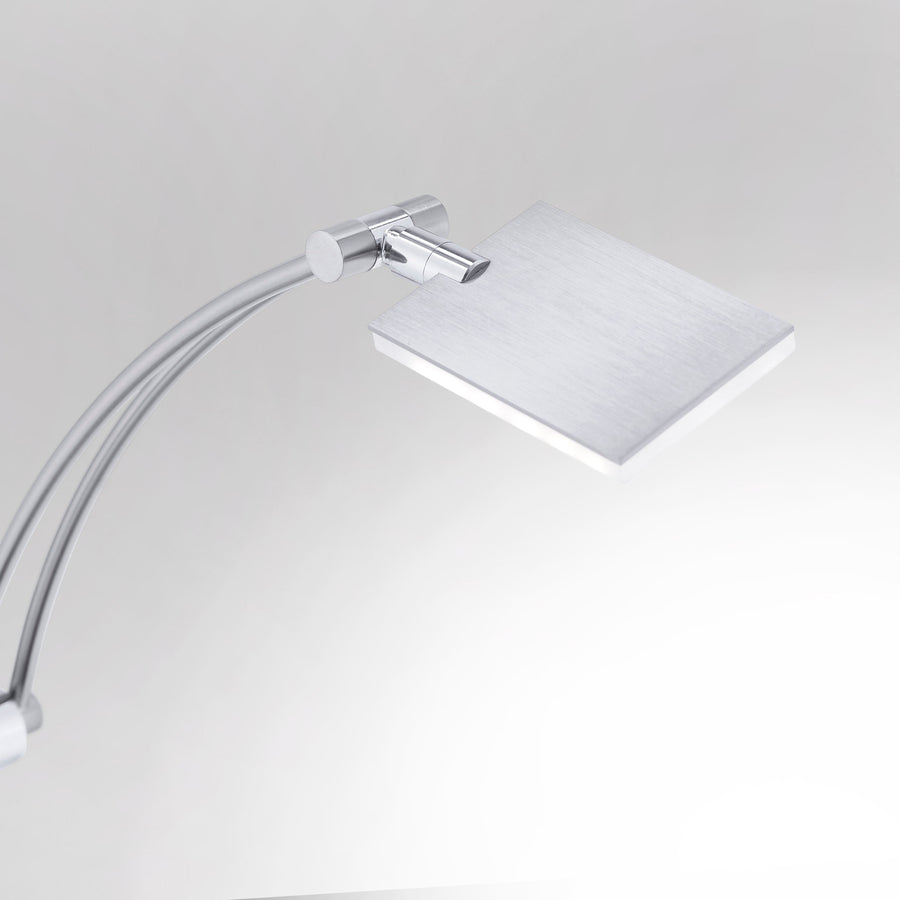 Lampadaire Artur acier, L 43 cm