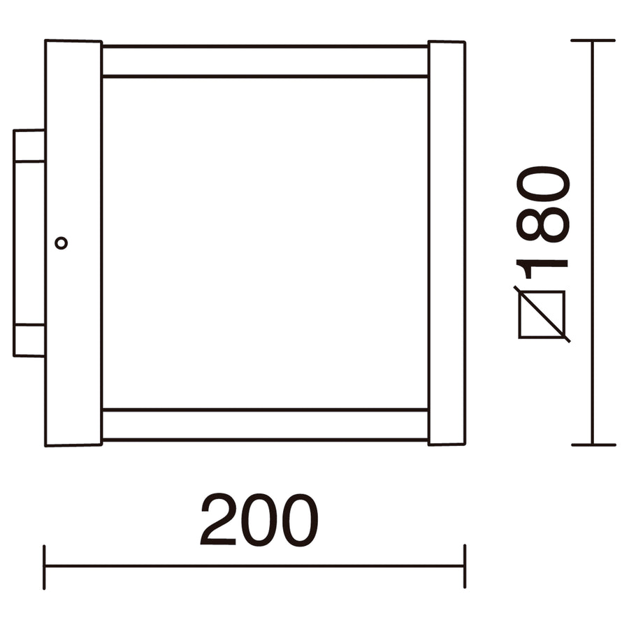 Applique extérieure Arlen IP54, anthracite