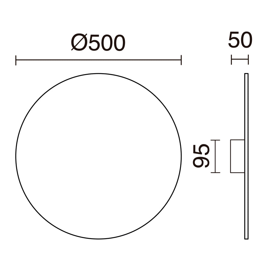 Applique murale Circular, version D