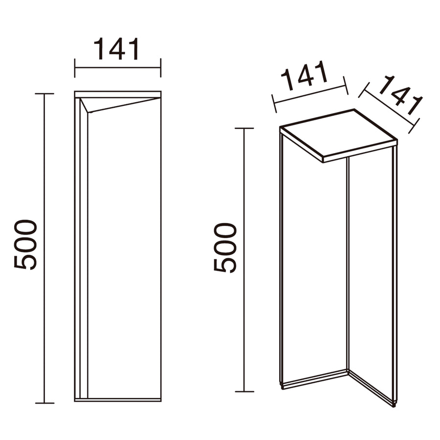 Borne extérieure Como solaire IP54, anthracite, H 34 cm
