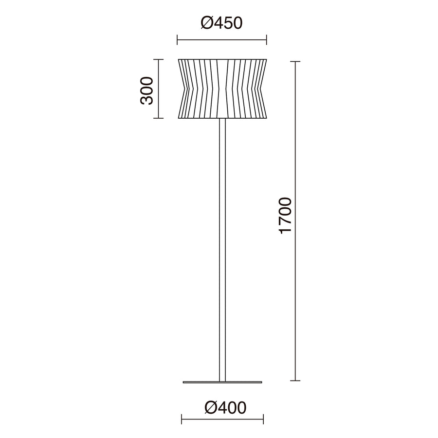 Lampadaire Cora