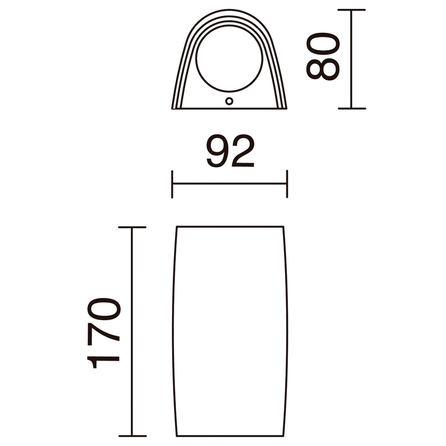 Applique extérieure Estel 2 lumières up-down IP55