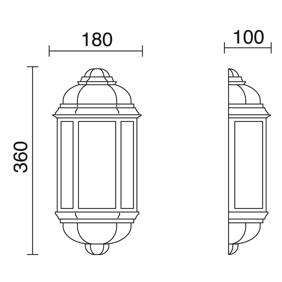 Applique extérieure Medi IP43, version B