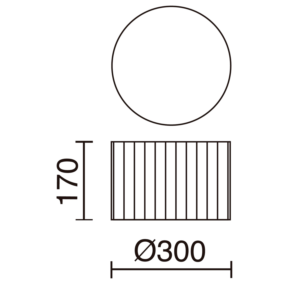 Plafonnier Vorada, 12 W