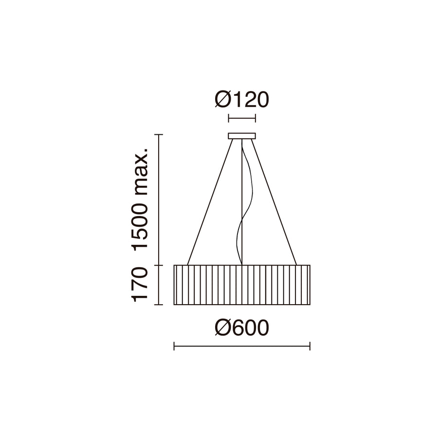 Suspension Vorada, 25 W