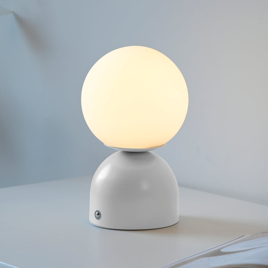 Lampe à poser Rudi blanche