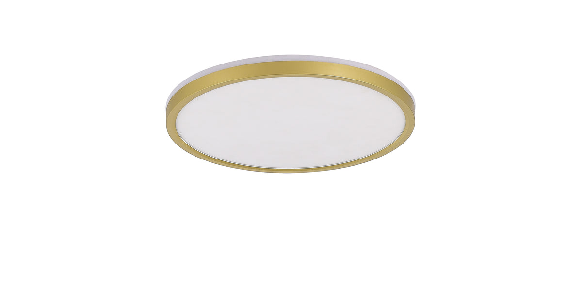 Plafonnier Bove doré, L 50 cm