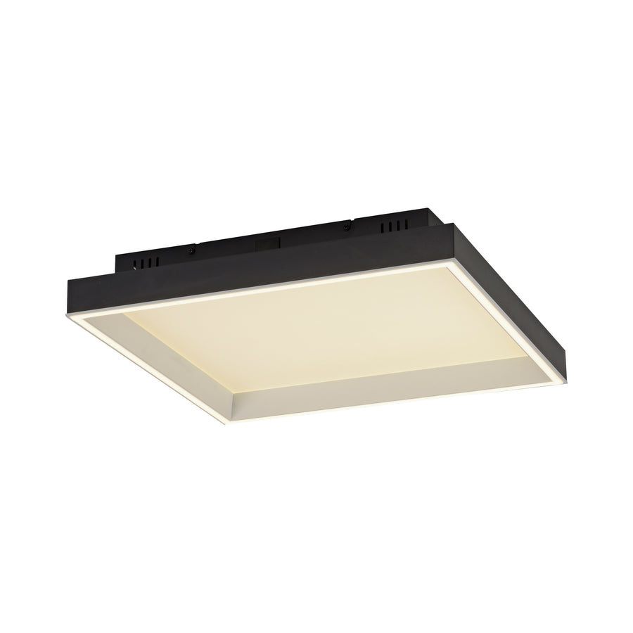 Plafonnier Q-Magong noir, L 49,7 cm