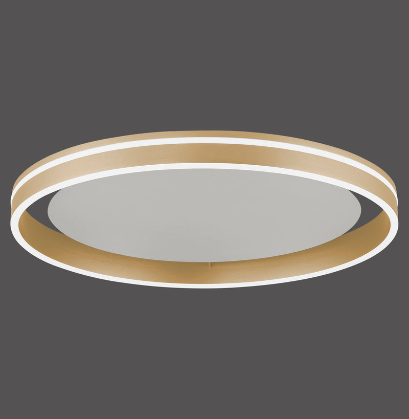 Plafonnier LED | Q-Vito Laiton mat L 59 cm