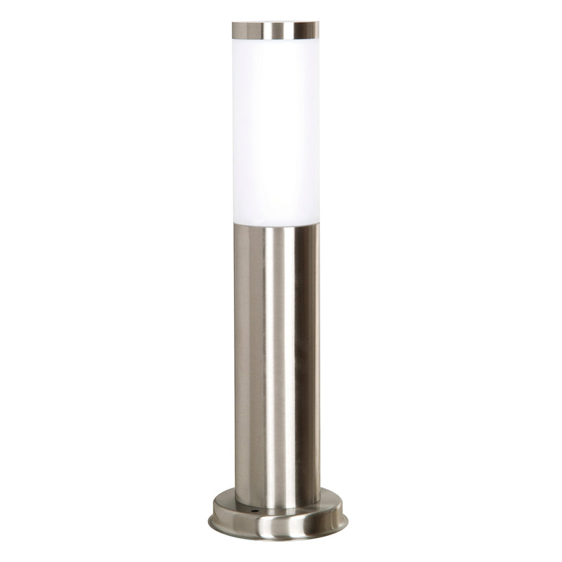 Borne extérieure Abrego IP44, acier inoxydable