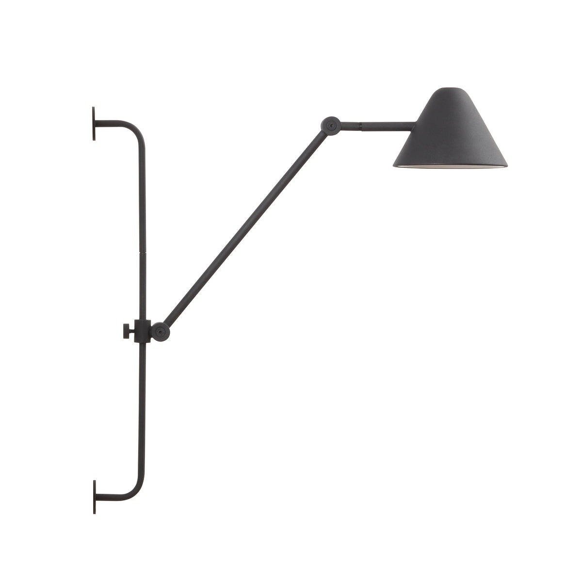 Applique murale ARM petit modèle, noir