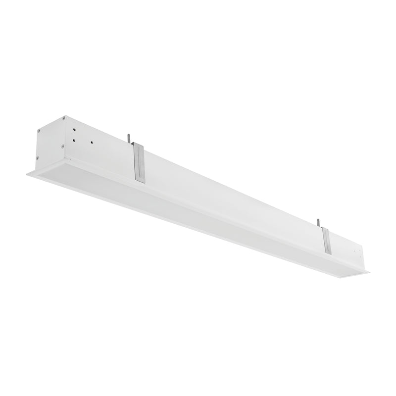 Luminaire linéaire encastré Fenix, LED intégrée, largeur 8 cm