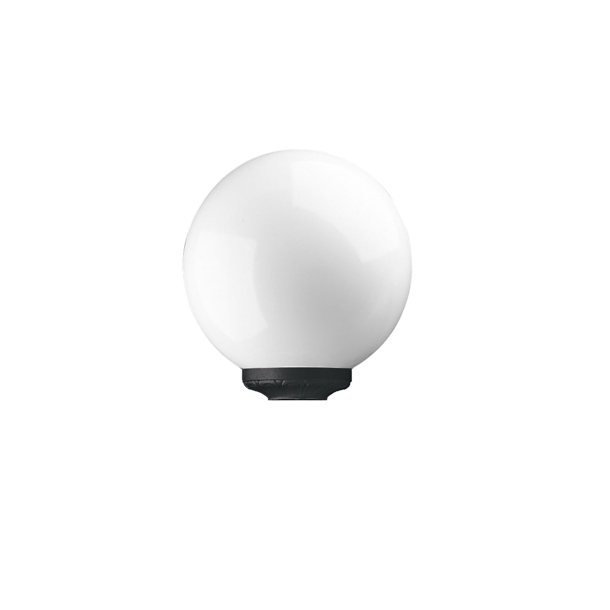Borne extérieure Indura Globo IP65, noir, Ø 25 cm