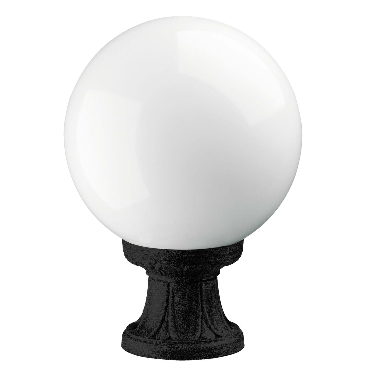 Borne extérieure Indura Globo IP65, noir, H 35 cm