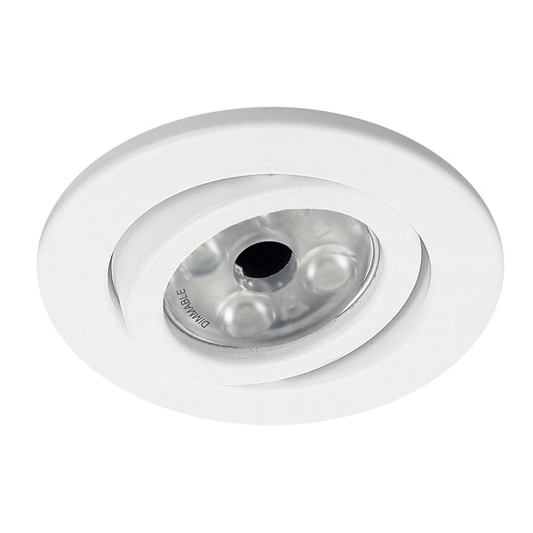 Spot encastrable orientable Kos rond, pour ampoule GU5.3