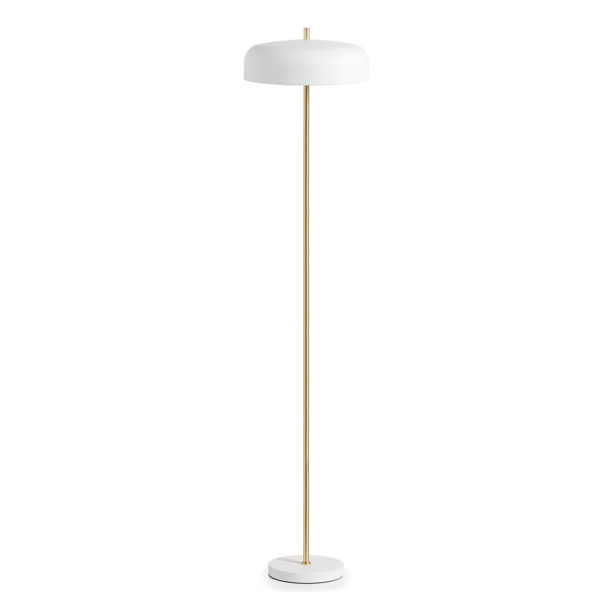 Lampadaire Taichi 2 lumières, blanc