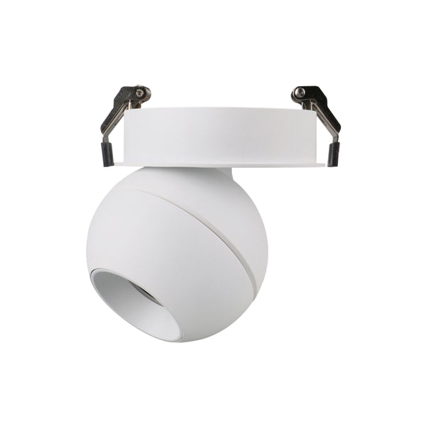 Spot encastrable orientable UKU1, LED intégrée, variable