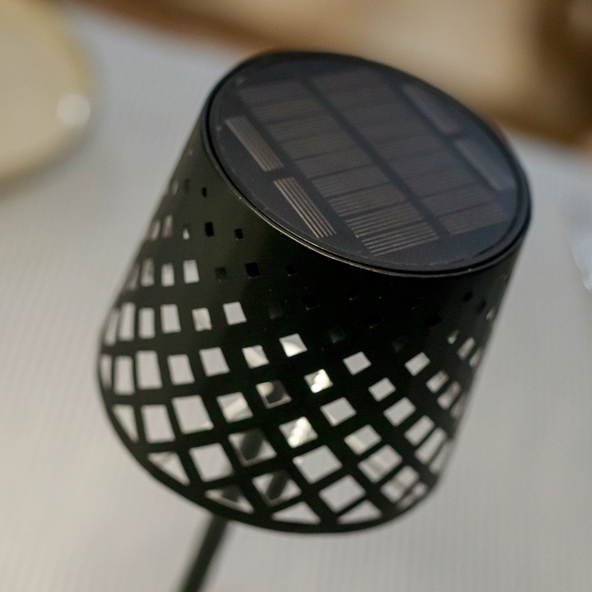 Lampe à poser solaire Gretita, lot de 9