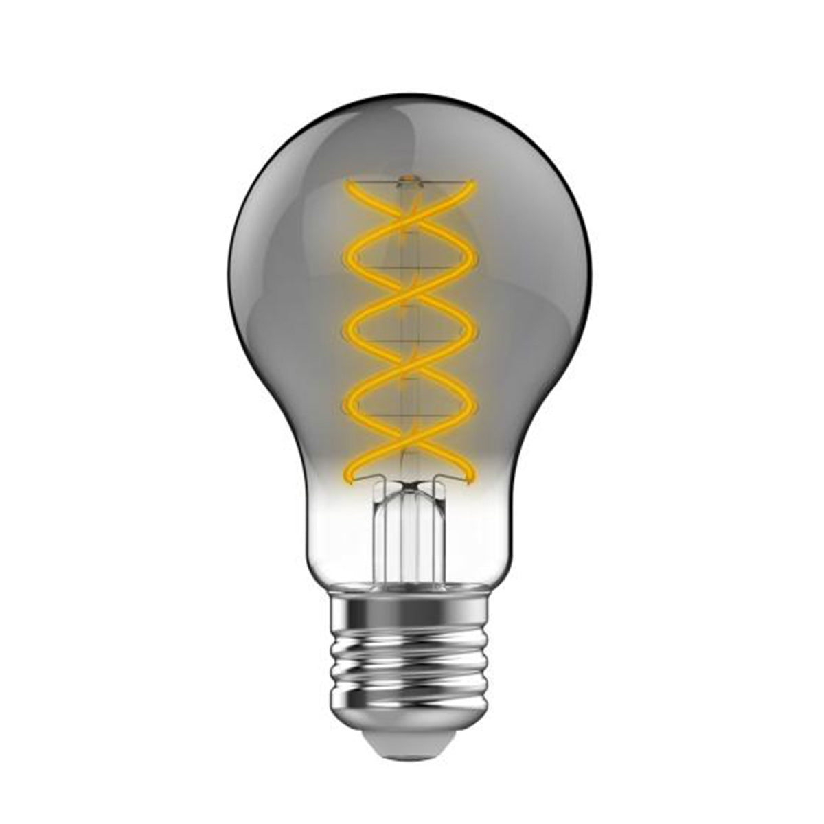 Ampoule fumée dimmable avec culot E27 120 lumens 1800 kelvins 4,5 watts