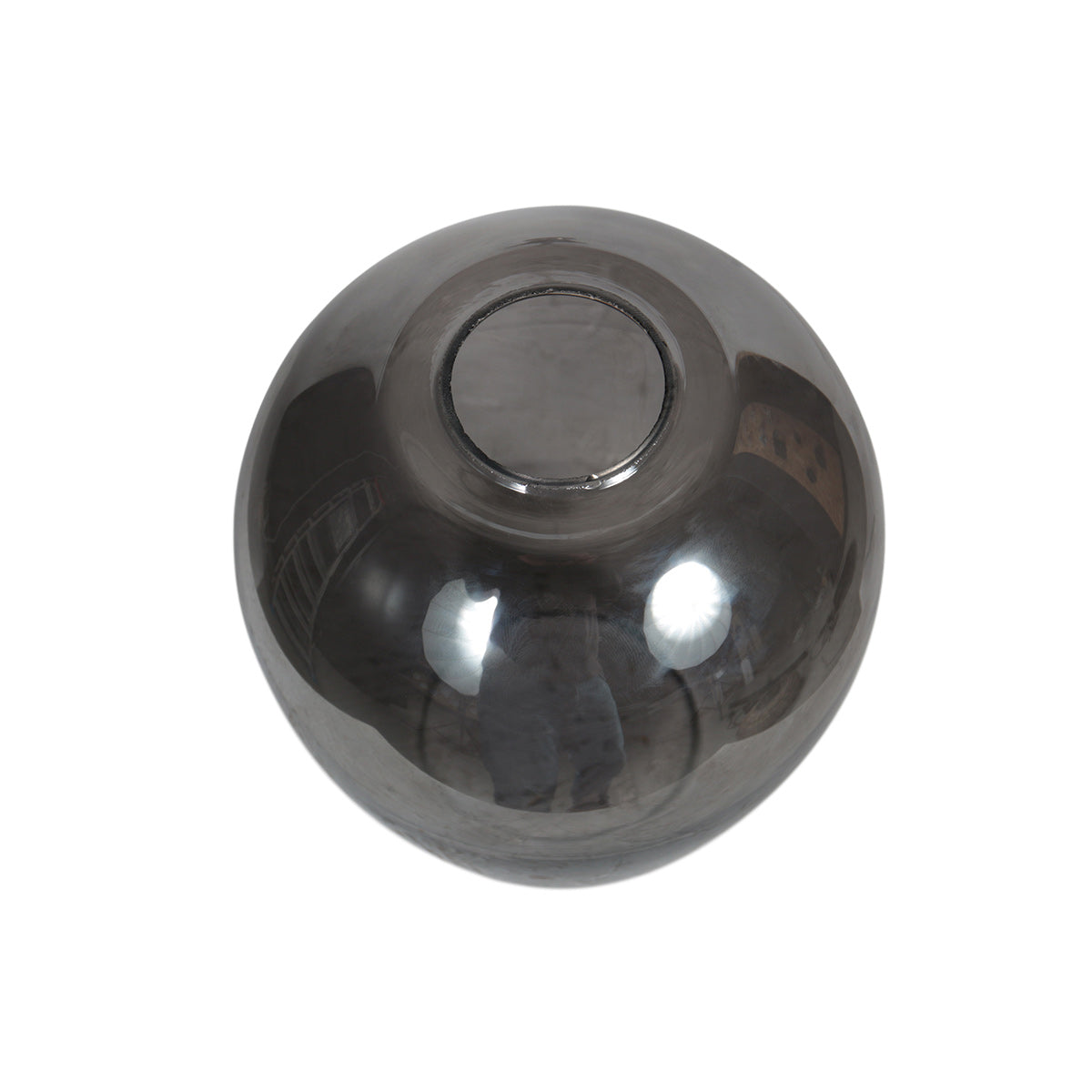 Abat-jour en verre détachable I15466S – Verre fumé fait main en forme de goutte pour luminaires à culot E27