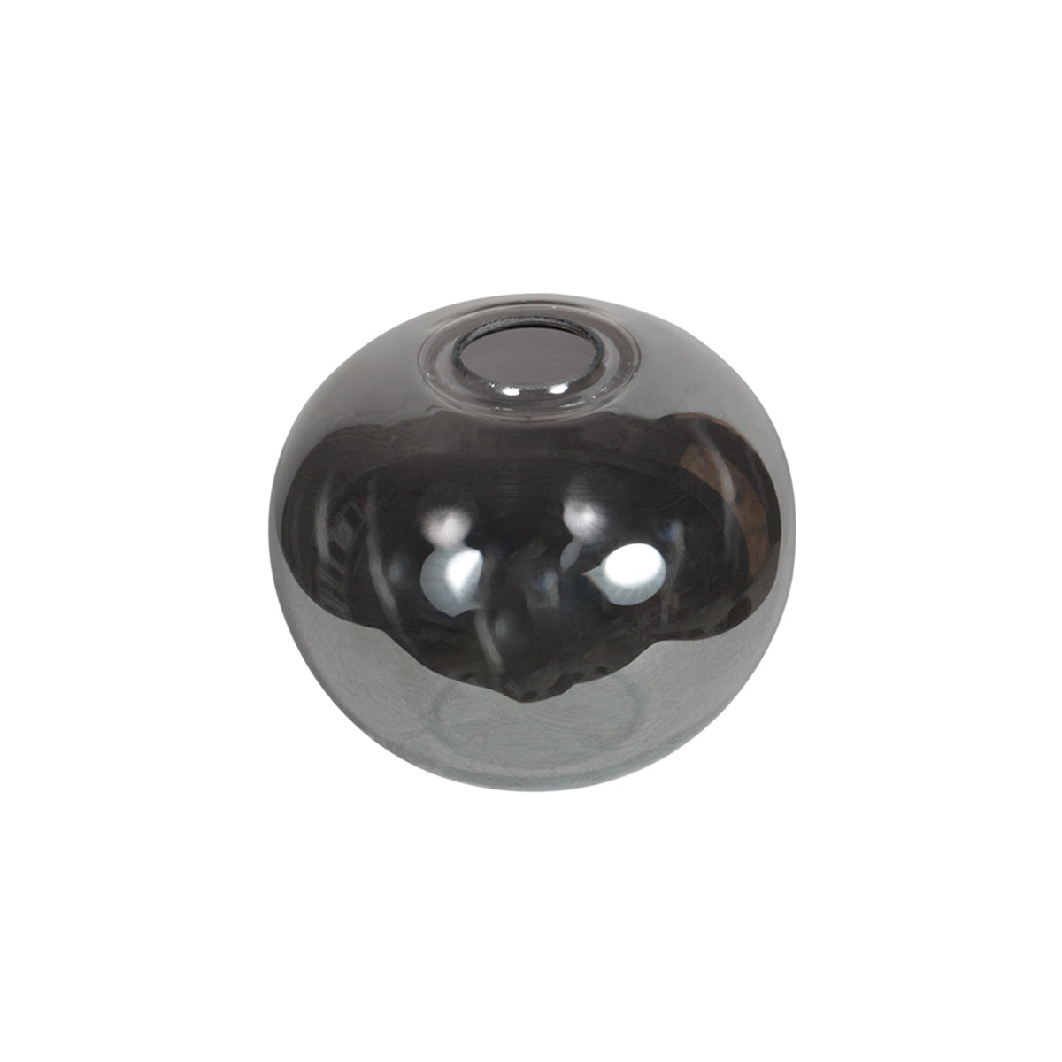 Abat-jour en verre détachable I15467S – Verre fumé fait main pour luminaires E27