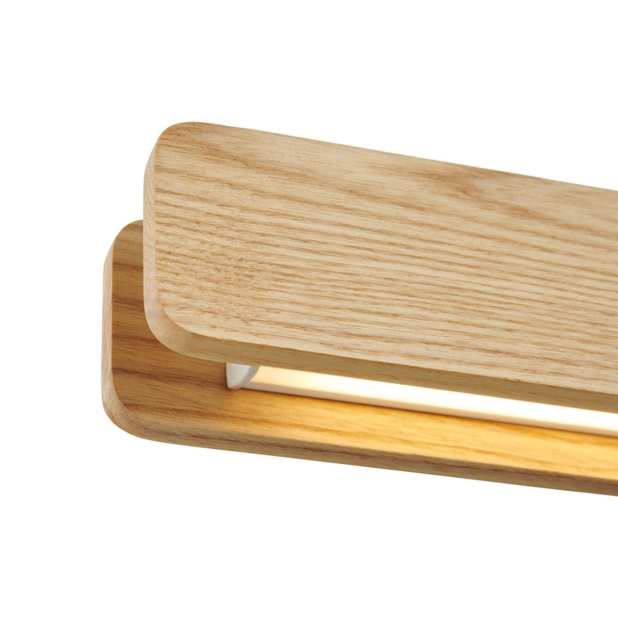 Suspension LED Ilgas, bois