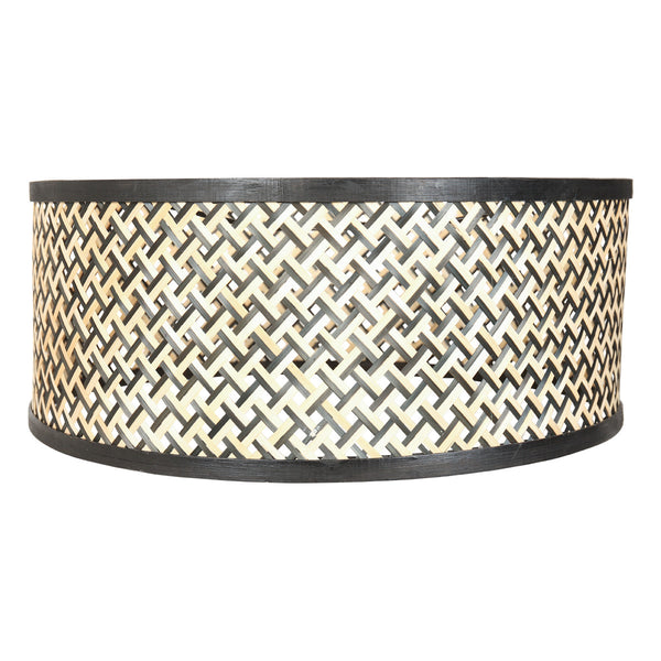 Kap 50 x 50 x 20 Rond Be27 bambou