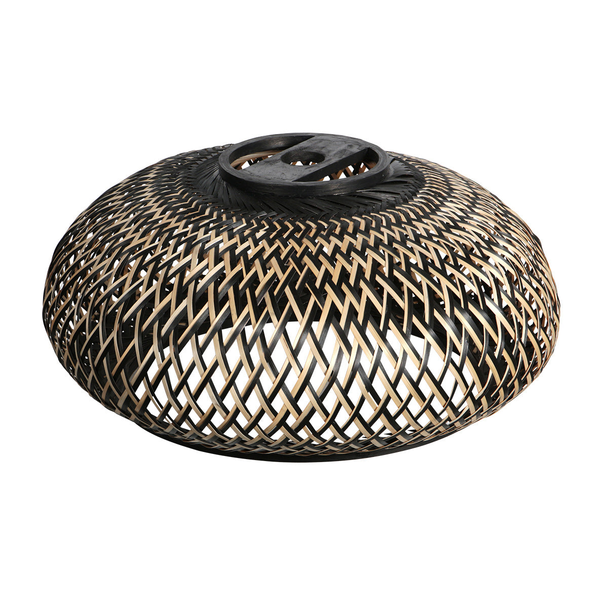Abat-jour K2007BS – Abat-jour en bambou tressé Ø50 cm avec douille E27