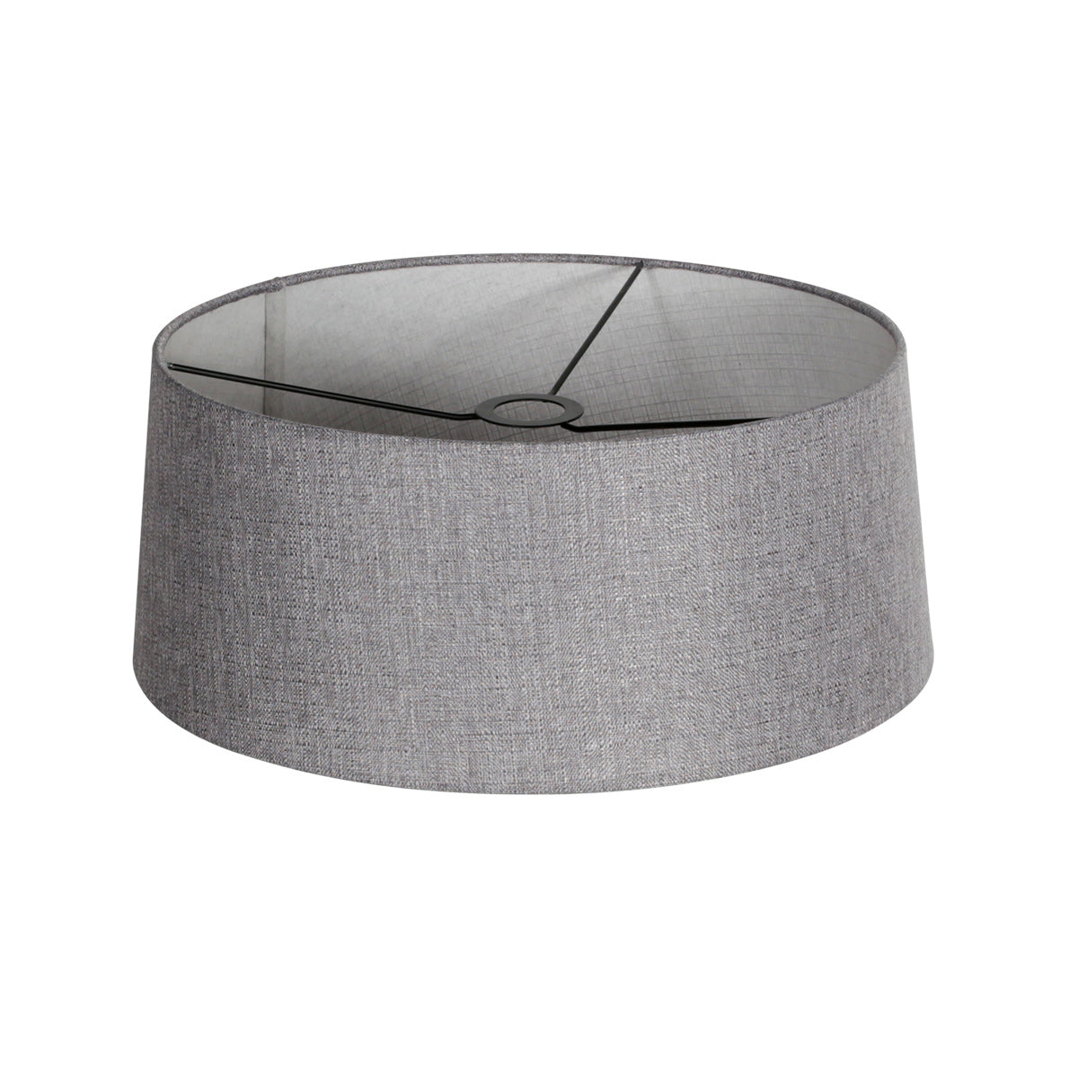 Abat-jour K2010RS – lin gris avec intérieur blanc Ø48 cm