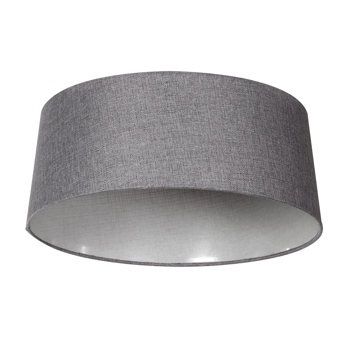 Abat-jour K2010RS – lin gris avec intérieur blanc Ø48 cm