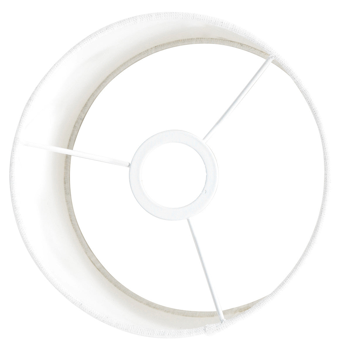 Abat-jour K3084QS en lin blanc