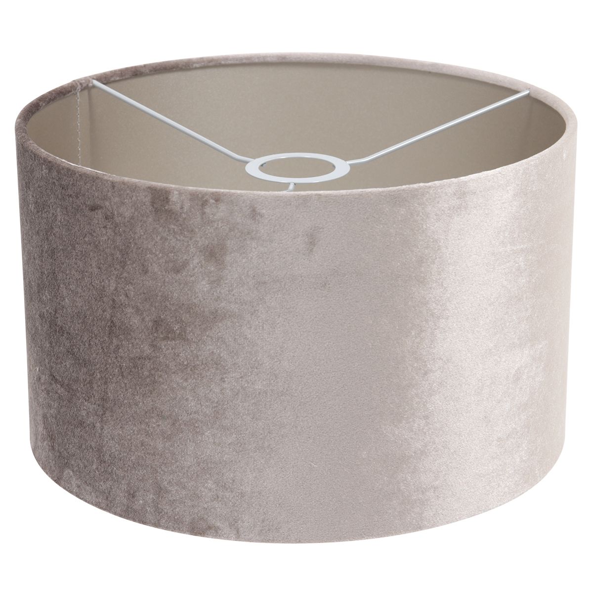 Abat-jour K7396GS velours argenté