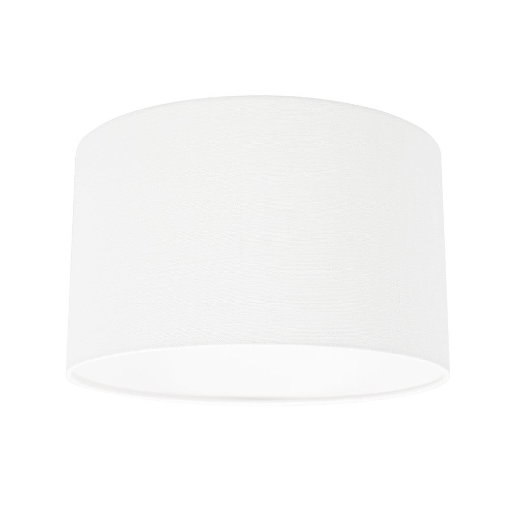 Abat-jour K7396QS en lin blanc