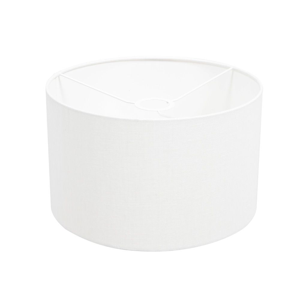 Abat-jour K7396QS en lin blanc