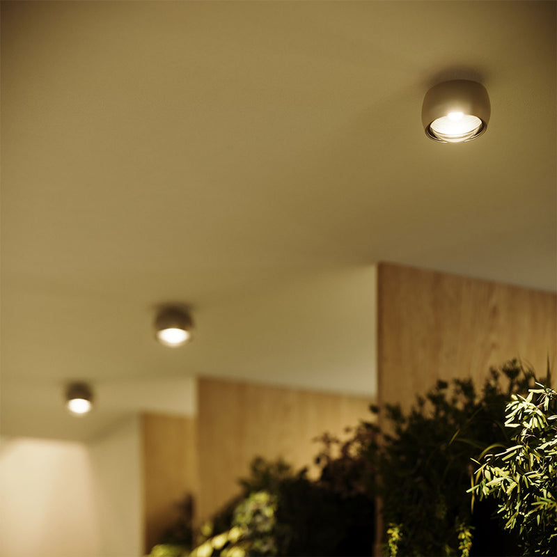 Spot plafond LED Beam avec lentille, Ø 8 cm