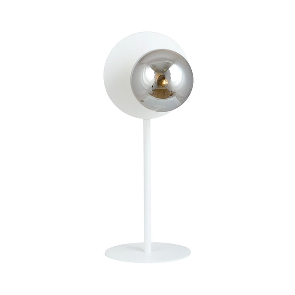 Lampe à poser Oslo blanche et graphite
