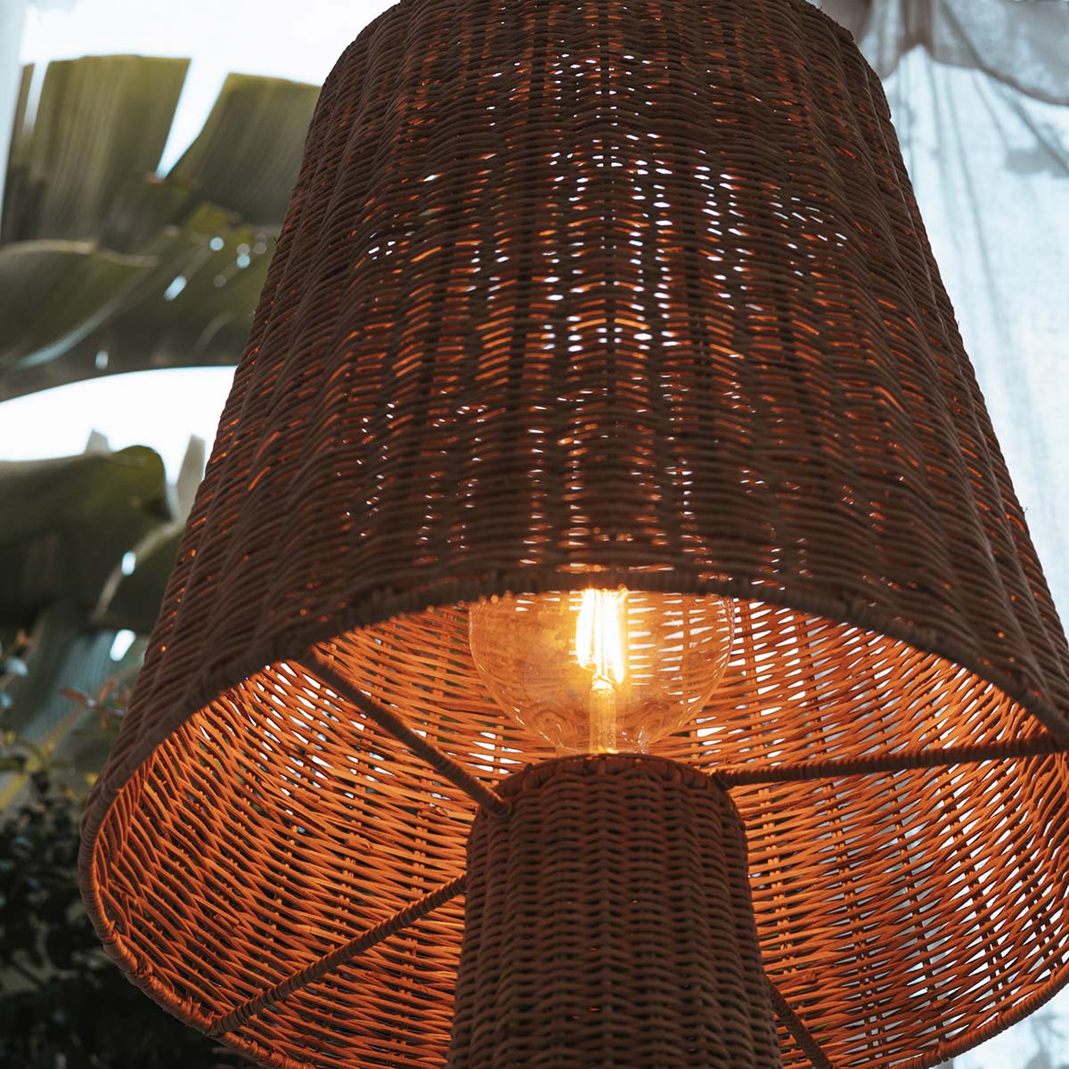 Lampadaire Lola 165 Nature en fibres naturelles