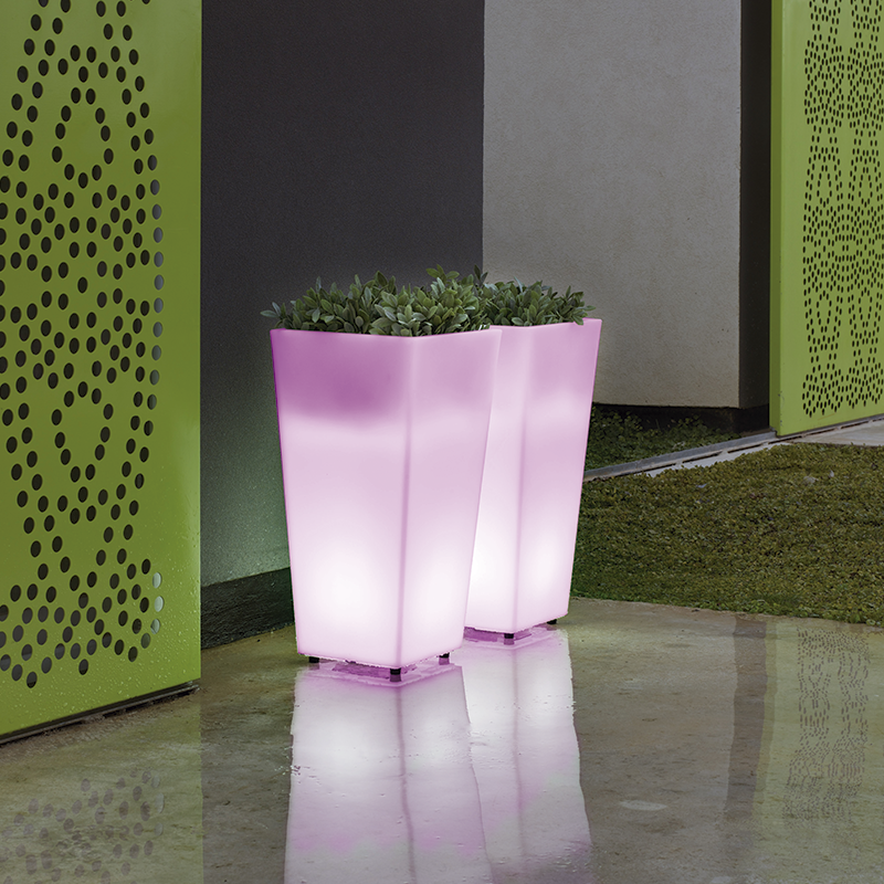 Jardinière lumineuse trapézoïdale Melisa