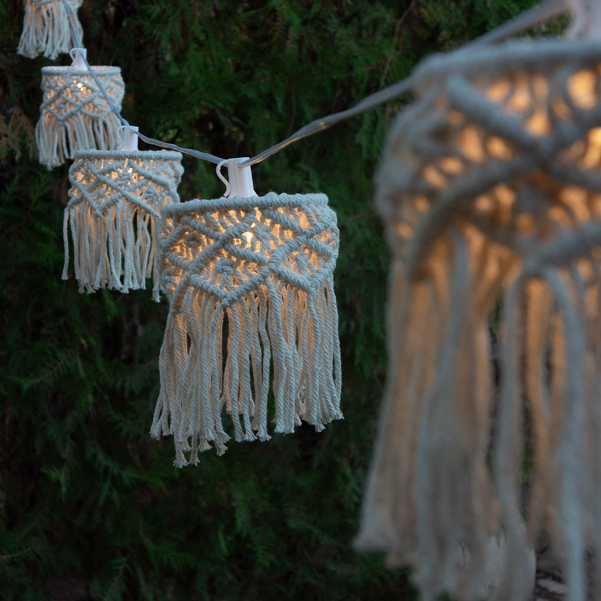 Guirlande décorative Mykonos, 8 m et 8 suspensions