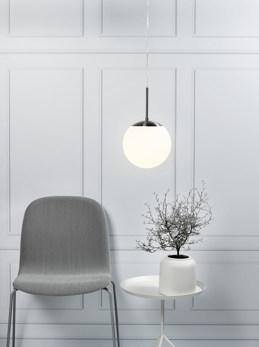 Suspension Cafe 20 opale, verre