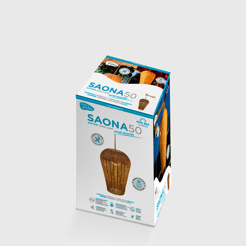 Suspension sans fil Saona 50 en fibres naturelles