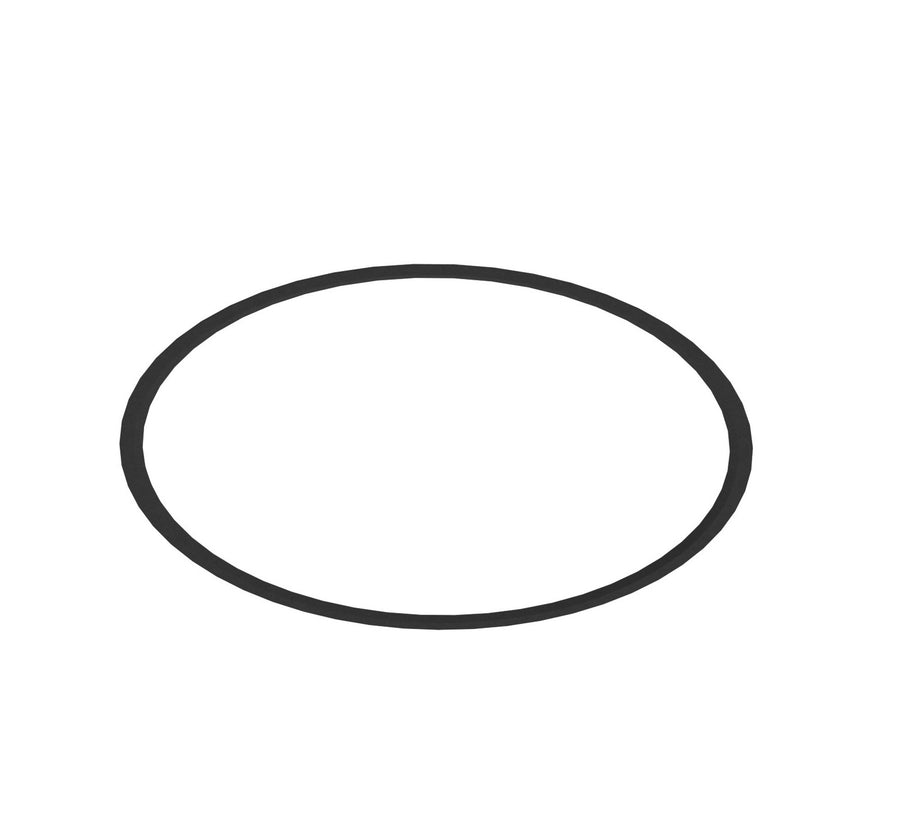 Anneau noir ovale détouré, contour de la forme du luminaire