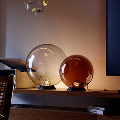 Lampe à poser Orb globe en verre