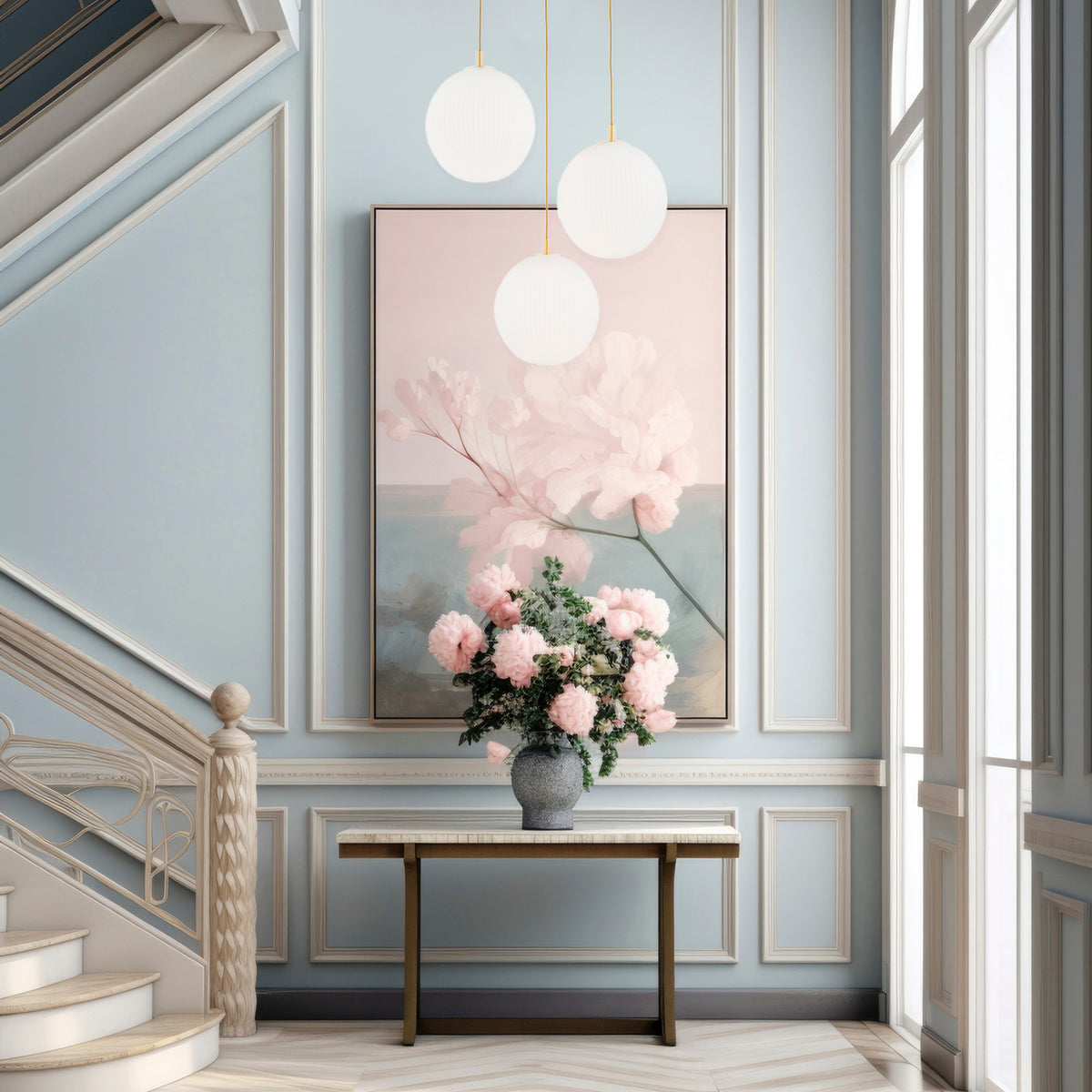 Suspension luminaire Paloma 3 lumières