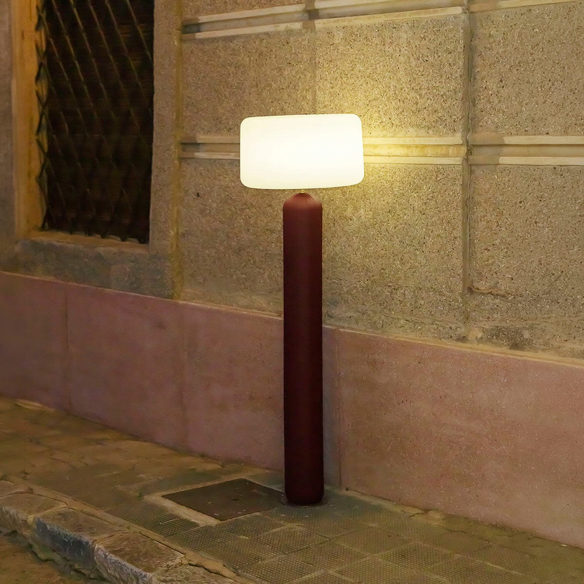 Lampadaire solaire Phoebe 140, style Art déco