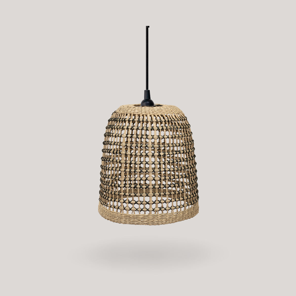 Suspension sans fil Positano en fibres naturelles