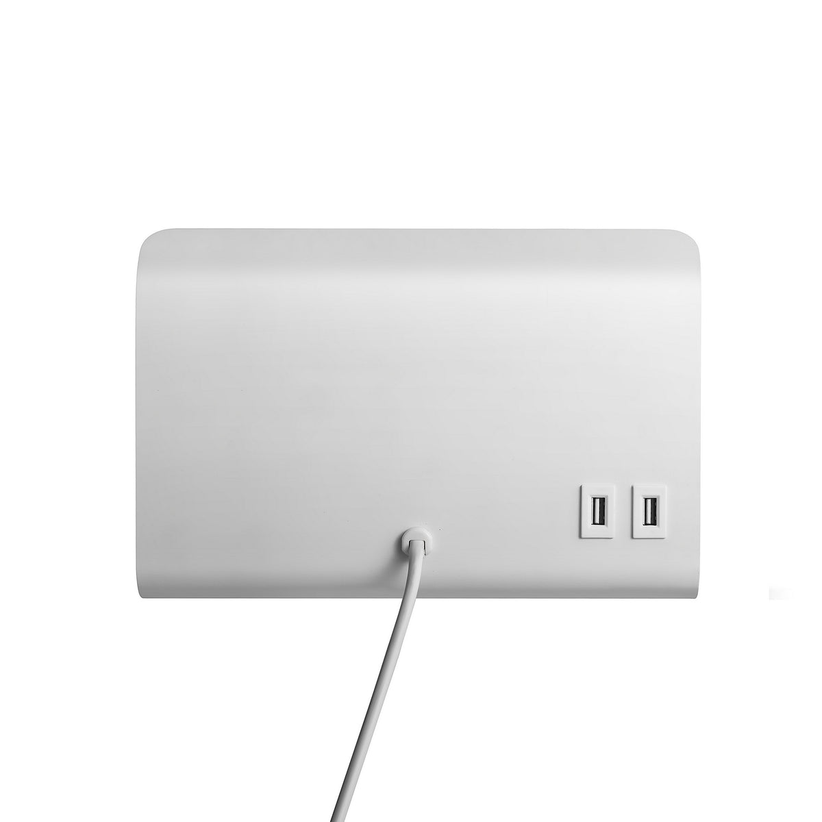 Dos du panneau mural avec deux ports USB et câble d'alimentation
